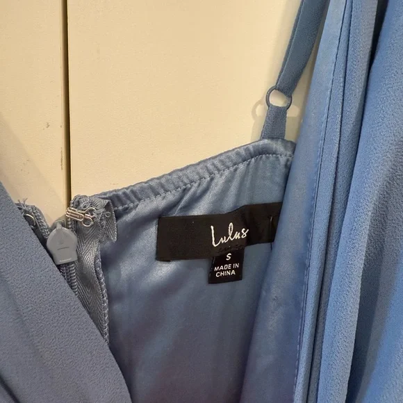 Elegant Blue Maxi Dress - Picture 4 of 5